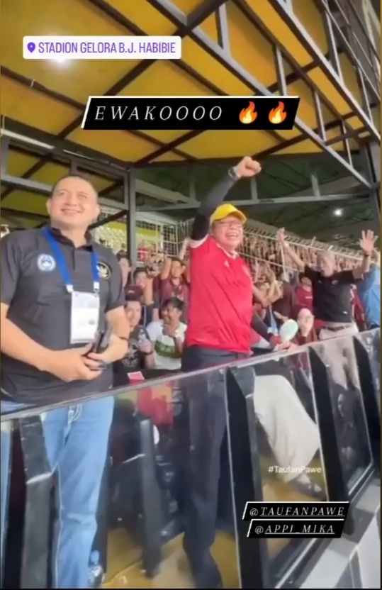 Bersama Suporter Beri Dukungan di GBH Parepare, Taufan Pawe Serukan Doakan PSM Juara Liga 1